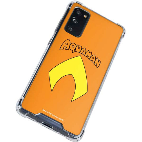 DC Comics Aquaman Classic Logo Galaxy S20 FE Clear Case